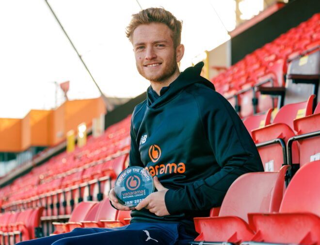 Greg Olley named Vanarama’s January Player of the Month