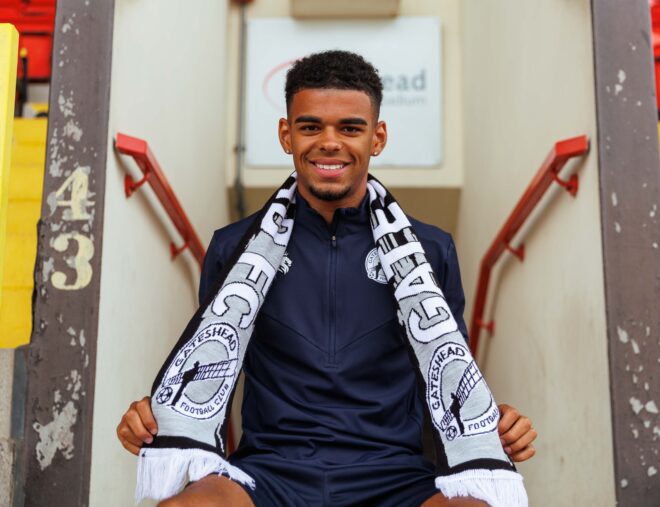 Lucas Lowery signs professional contract with Gateshead FC