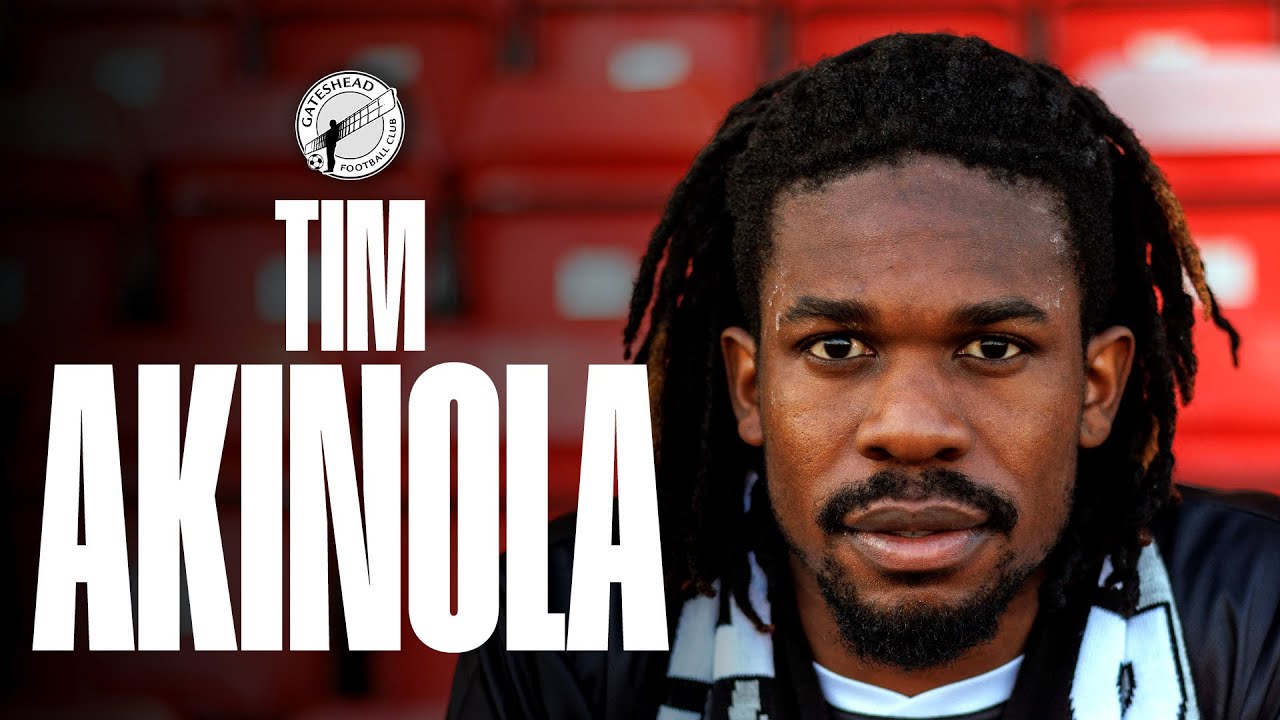 “It’s really exciting for me!” 😁 | Tim Akinola joins Gateshead | INTERVIEW