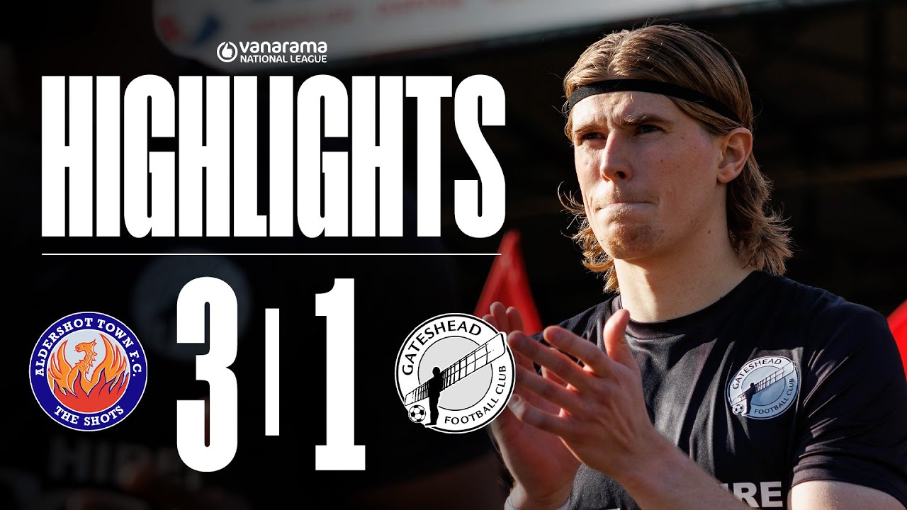 Ten-man Gateshead defeated in Aldershot | Aldershot Town 3-1 Gateshead | HIGHLIGHTS