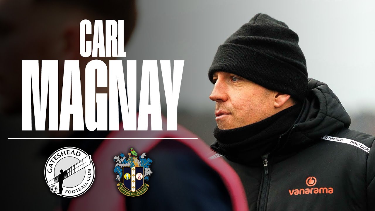 💬 “A response is needed” | Carl Magnay pre-Sutton Utd (H) | INTERVIEW