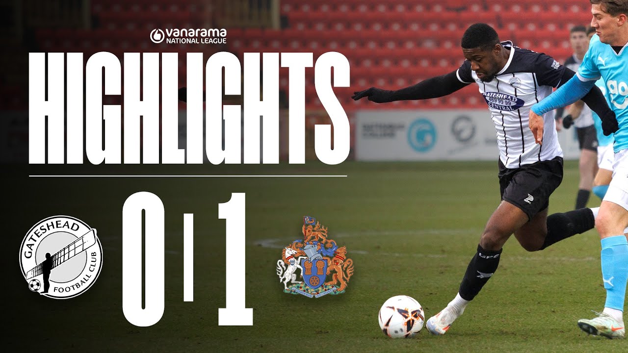 Heed edged out in end-to-end battle | Gateshead 0-1 Altrincham | HIGHLIGHTS