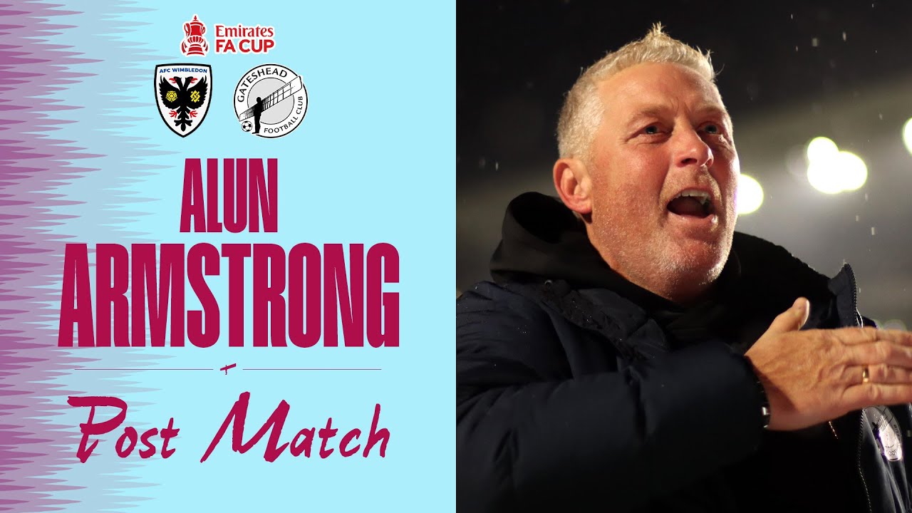 💬 “Exactly how we planned it” | Alun Armstrong post-AFC Wimbledon (A) | POST-MATCH