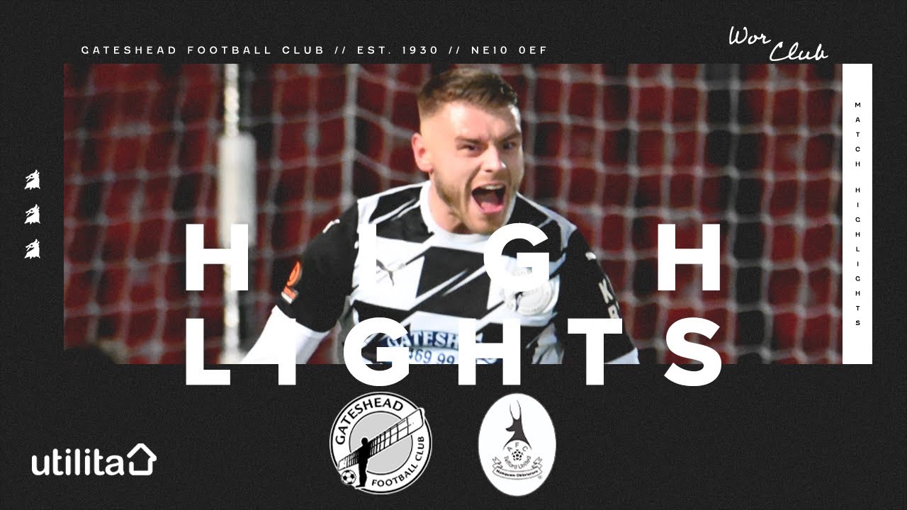 Blackett brace sends Gateshead top | Gateshead 4-1 AFC Telford United | HIGHLIGHTS