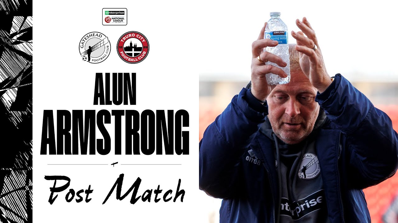 💬 “Second half much improved” | Alun Armstrong post-Truro City (H) | POST-MATCH