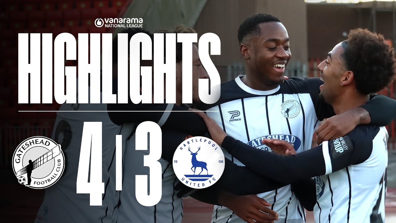 Heed score FOUR in Boxing Day win! 🥊 | Gateshead 4-3 Hartlepool United | HIGHLIGHTS
