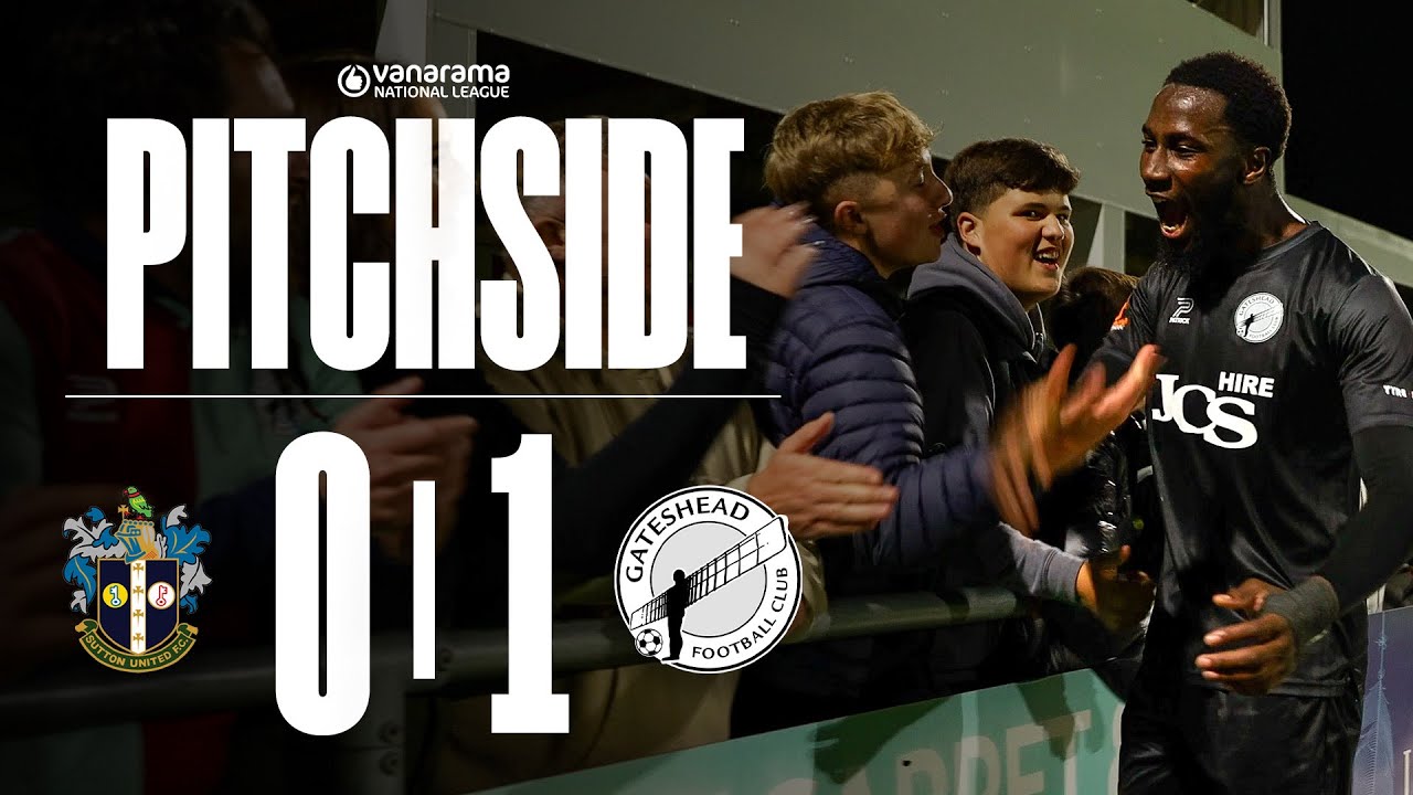 BTS in Carl Magnay’s first win as manager! 🎬🏁 | Sutton United 0-1 Gateshead | PITCHSIDE