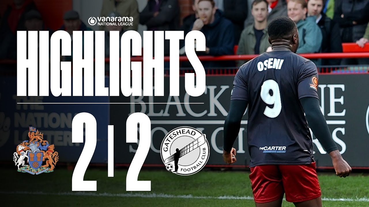 Heed take a point in Carl Magnay’s first game ☝️ | Altrincham 2-2 Gateshead | HIGHLIGHTS