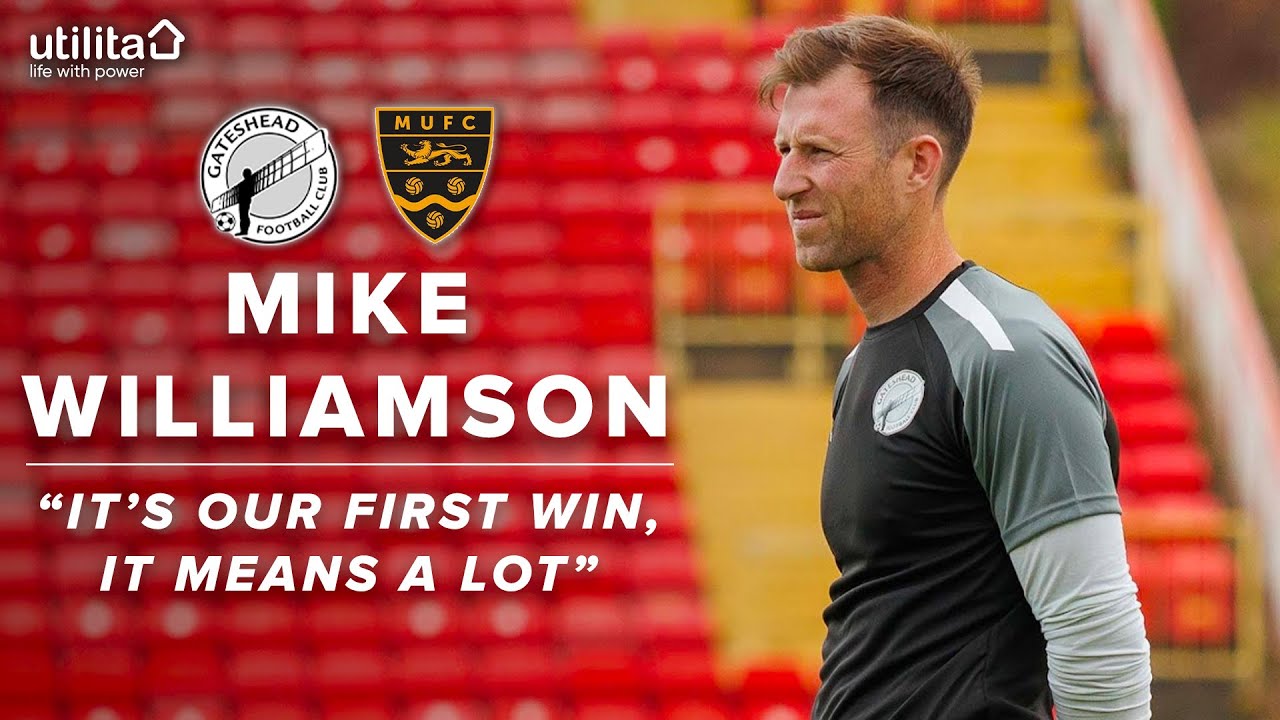“Our first win means a lot” | Mike Williamson on Maidstone victory | UTILITA REACTION