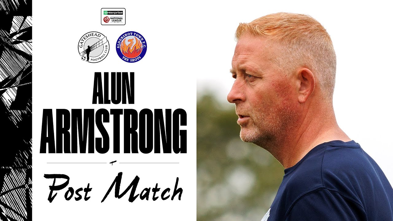 💬 “A fair result” | Alun Armstrong on Aldershot draw | POST-MATCH