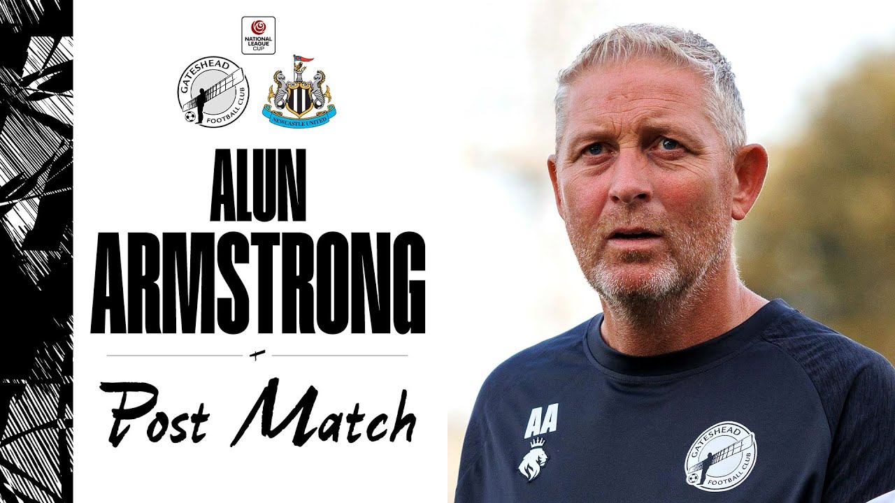 💬 “Some play was really exciting” | Alun Armstrong on Newcastle United U21 defeat | POST-MATCH