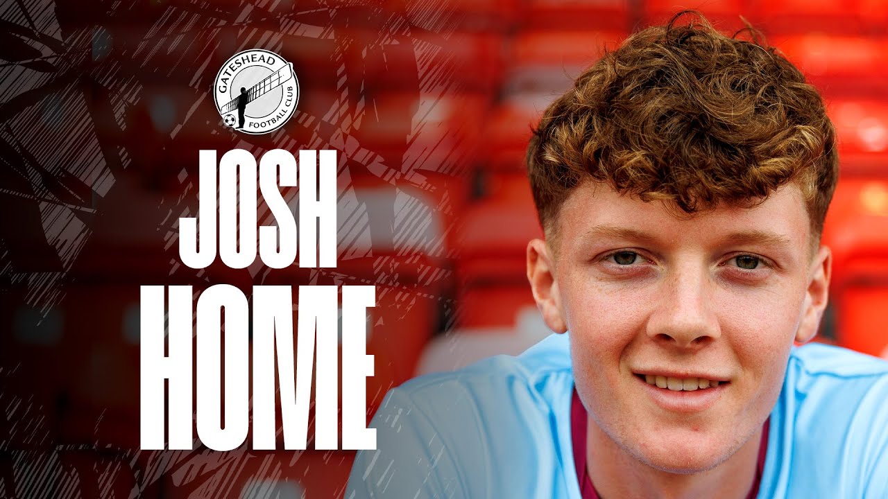 “A lot of positive conversations” 🙌 | Josh Home re-joins Gateshead | INTERVIEW