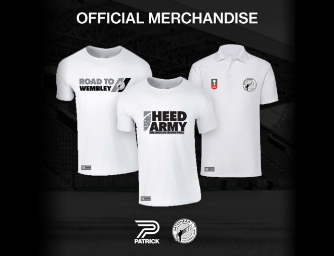 Heed partner with Patrick to release limited edition Wembley merchandise