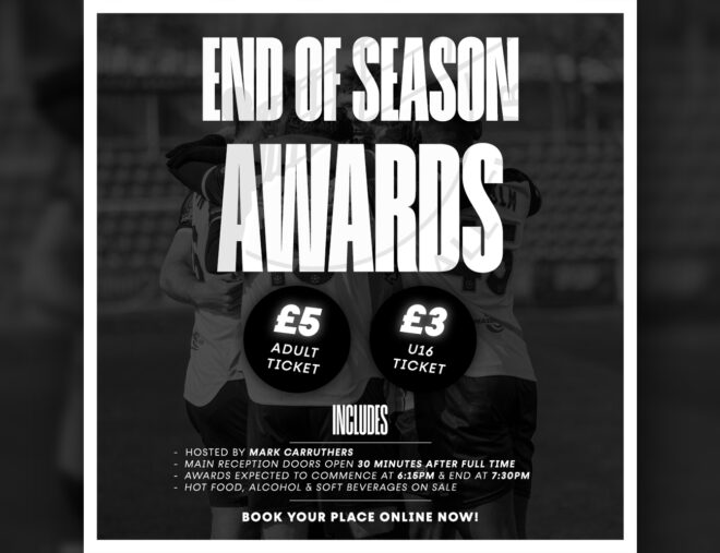 Gateshead FC End of Season Awards 2024/25